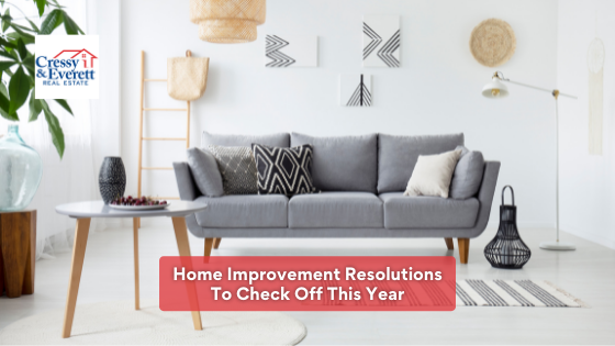 If you want to stay on top of things in 2022, make sure you add these home improvement resolutions to your list.